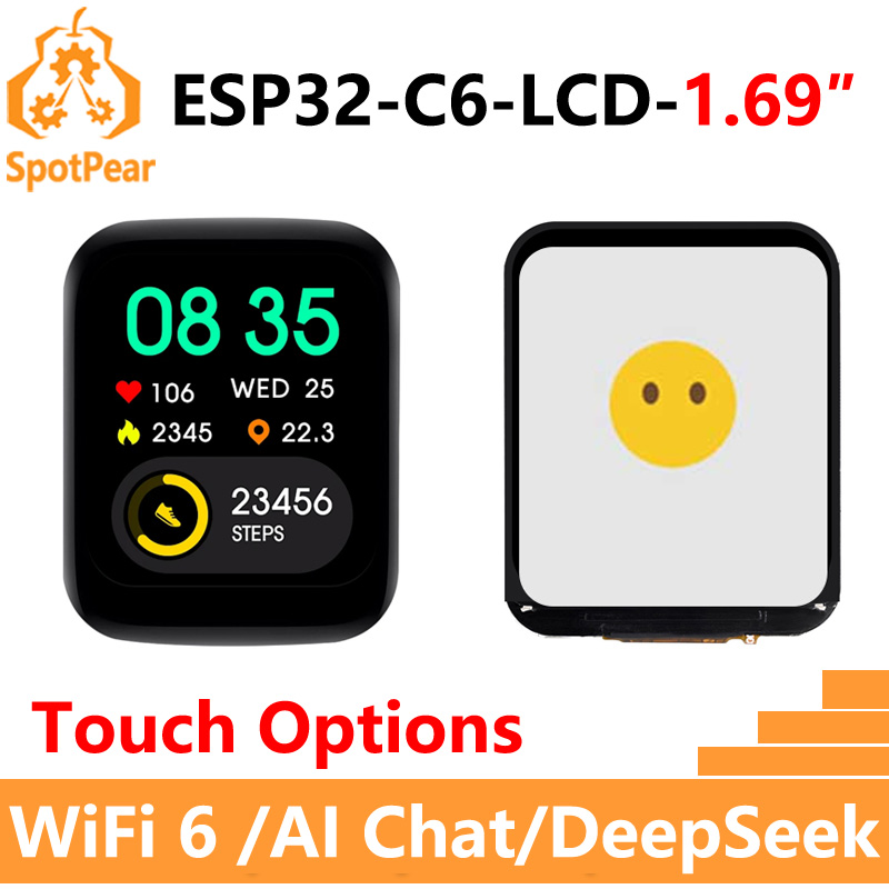 Esp32 C6 - Waveshare ESP32-C6 opción LCD táctil de