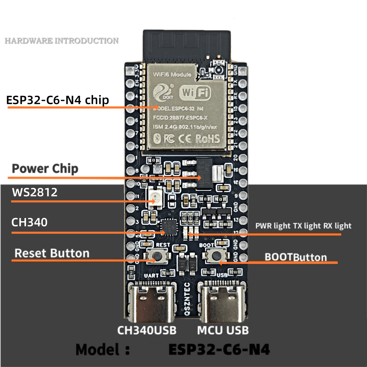 ESP32-C6-DevKitC-1 Placa centr - Esp32 Devkit reseña y precio